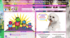 Desktop Screenshot of gratefulpets.net